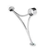 Chrom Design Fu�laufst�tze Rohr 50,8 mm 20-0101