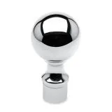 Chrom Design Rohr 25,4 mm Zier-Endkugel