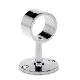 Chrom Design Rohrhalter f�r Rohr 25,4 mm