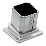 Edelstahl Vierkant 35x35 mm Rohrbefestigungsh�lse 80�