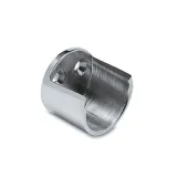 Chrom Design Rohr 25,4 mm Wandflansch offen