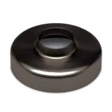 Anthrazit Design Rohr 38,1 mm Abdeckkappe Innenrohrflansch