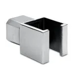 Edelstahl Rohrverbinder Vierkantrohr 35x35 mm - T