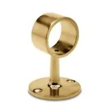 Messing matt Design Rohrhalter fr Rohr 50,8 mm