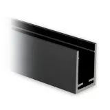 Alu U-Profil 40x30x40mm in Anthrazit schwarz - ganze L�nge 200 cm