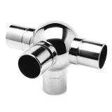Chrom Design Rohr 38,1 mm Kugelrohrverbinder T +1x90�