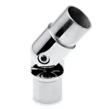 Chrom Design Rohrverbinder variabel f�r Rohr 38,1 mm