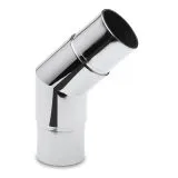 Chrom Design Rohrverbinder 45 fr Rohr 50,8 mm