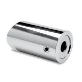 Chrom Design Abstandshalter flach f�r Rohr 25,4 mm