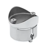 Chrom Design Rohradapter fr Rohr 76,2 mm