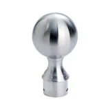 Edelstahl matt Zier Endkugel Rohr Durchmesser 42,4 mm