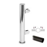 Hustenschutz Pfosten 20-151-25 mitte - Rohr � 25.4 mm - Anthrazit Design