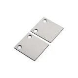 Endkappen Serie 41 - 1 Paar silber eloxiert 16.76 - 17.52 mm