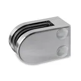 Edelstahl Dsgn Glasklemme 27 - Flachmontage - Glas 6-8,38 mm