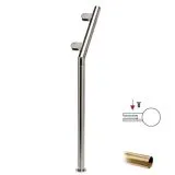 Hustenschutz Pfosten 20-171-25 rechts - Rohr � 25.4 mm - Messing matt Optik