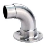 Edelstahl Flanschbogen f�r Edelstahlrohr 33,7 mm