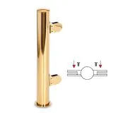 Hustenschutz Pfosten 20-151-25 mitte - Rohr  25.4 mm - Messing Design