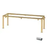 Hustenschutz Gestell 20-040-25 - Rohr 25,4mm - Edelstahl Design