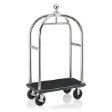 DRIFT - Gepckwagen - Luggage Trolley - Chrom-Design/schwarz