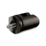 Anthrazit Design Scharnier-Adapter fr Glas 4-9mm und Rohr  38.1 mm