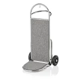 Gep�ck Transportkarre 610x705 mm - Chrom Design - GRAU