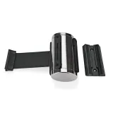 Wand Abgrenzungsband poliert - PRO-W Gurtband SCHWARZ 3m