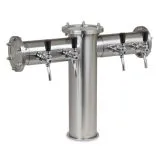 Edelstahl Schanks�ule Modell 4200 - 4 ltg - � 129 mm/101.6 mm