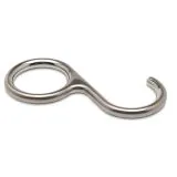 Edelstahl Design Relinghaken f�r Rohr 19,0 mm