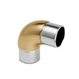 Messing matt Design Rohrbogen 90� f�r Rohr 50,8 mm