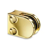 Messing Design Glasklemme - 20 - Rohr 38,1 mm - Glas 6-8 mm