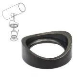 Anthrazit Design Adapterring Mini LED Rohr 25,4 mm