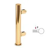 Hustenschutz Pfosten 20-151-38 rechts - Rohr � 38.1 mm - Messing Design