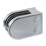 Edelstahl Dsgn Glasklemme 22 - Rohr 50,8 mm - Glas 6-10 mm