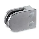 Edelstahl V2A Glasklemme - 22 - Rohr 38,1 mm - Glas 6-10 mm