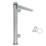 Hustenschutz Pfosten 20-111-38 rechts - Rohr � 38.1 mm - Edelstahl Design
