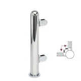 Hustenschutz Pfosten 20-160-25 -90� - Rohr � 25.4 mm - Chrom Design