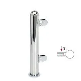 Hustenschutz Pfosten 20-160-38 rechts - Rohr � 38.1 mm - Chrom Design