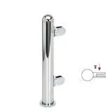 Hustenschutz Pfosten 20-160-38 links - Rohr � 38.1 mm - Chrom Design