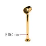 Messing Design Fulauf- oder Rohrhalter Rohr 25,4 mm 20-2100