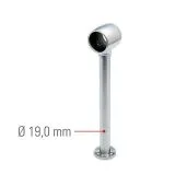 Edelstahl Design Fu�lauf- oder Rohrhalter Rohr 25,4 mm 20-2100