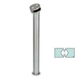 Hustenschutz Pfosten 20-190-38 mitte - Rohr  38.1 mm - Edelstahl Design