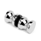 T�rknopf Glast�r zweiseitig 47-01035 Chrom Design