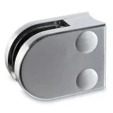 Edelstahl Dsgn Glasklemme 20 - Rohr 25,4 mm - Glas 6-8 mm