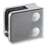 Edelstahl Dsgn Glasklemme 21 - Rohr 38,1 mm - Glas 6-10 mm