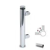 Hustenschutz Pfosten 20-110-38-90 - Rohr  38.1 mm - Edelstahl Design