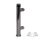 Hustenschutz Pfosten 20-110-38 mitte - Rohr  38.1 mm - Anthrazit Design