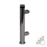Hustenschutz Pfosten 20-110-38 - 90� - Rohr � 38.1 mm - Anthrazit Design