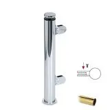 Hustenschutz Pfosten 20-110-38 rechts - Rohr � 38.1 mm - Messing Design