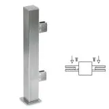 Hustenschutz Pfosten Edelstahl 20x20 - 20-162220 - mitte