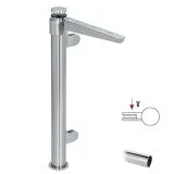 Hustenschutz Pfosten 20-111-25 rechts - Rohr � 25.4 mm - Chrom Design